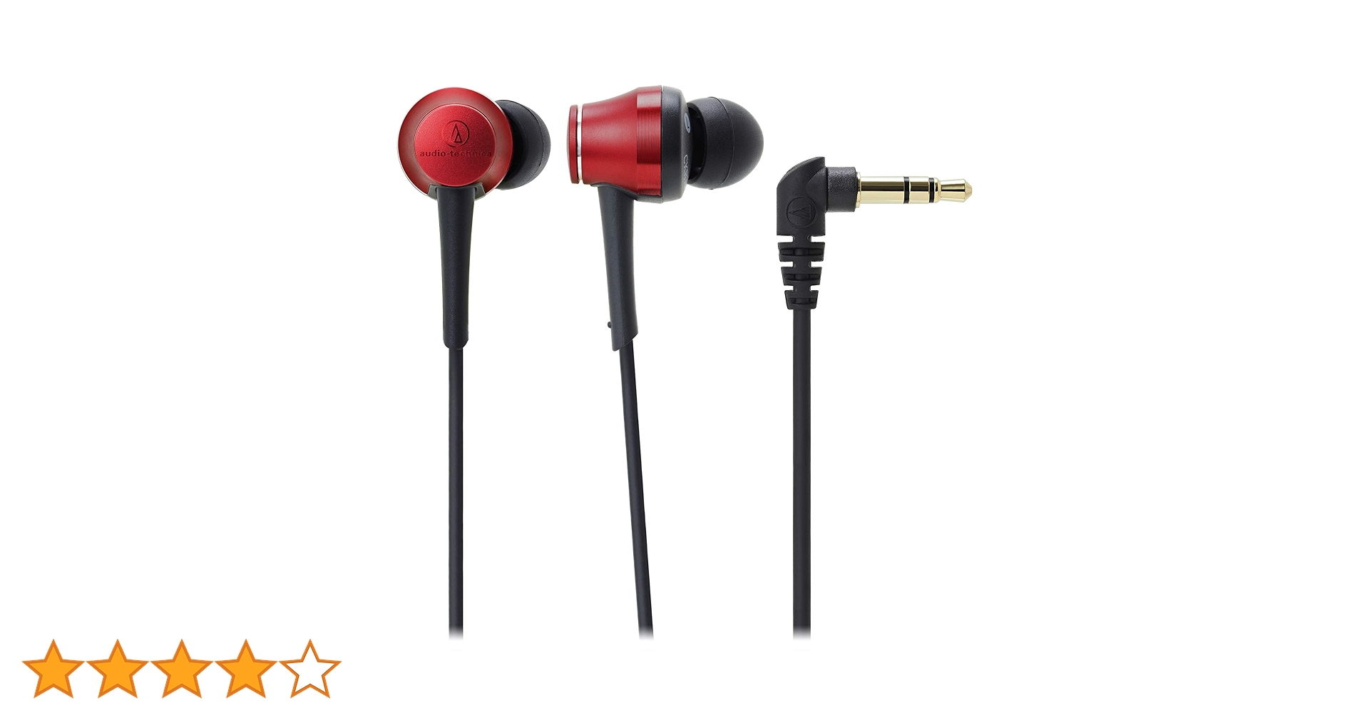 Amazon.co.jp: オーディオテクニカ ATH-CKR70 RD イヤホン 有線